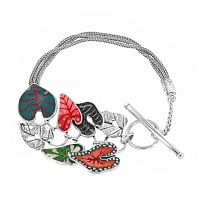 Браслет TARATATA, Fabuleuse, с цветной смолой и узорами, TT-W25-01301-10M серебристый