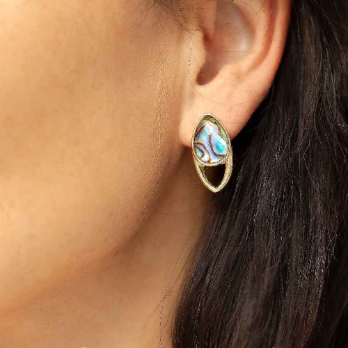 Серьги Possebon Abalone, A9183.14 G фото 2