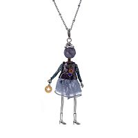 Подвеска Miamelie, кукла Костанца, MiA-2303-CL0672 серебристый