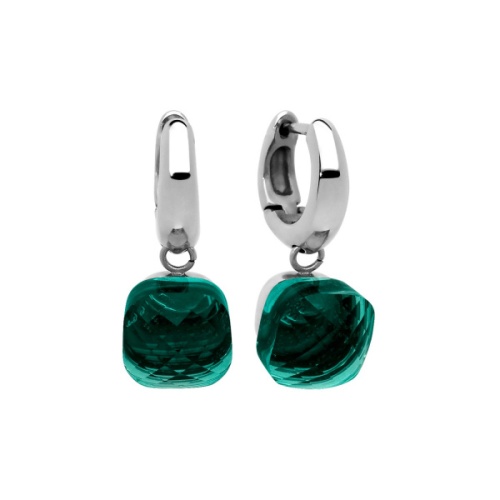 Серьги Qudo Firenze emerald, 300093 G/S