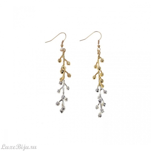 Серьги Ester Bijoux Bride Flower SK196IGAC-G/S