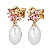 Серьги Dyrberg Kern PETUN SG ROSE / WHITE PEARL, 480056