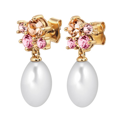 Серьги Dyrberg Kern PETUN SG ROSE / WHITE PEARL, 480056