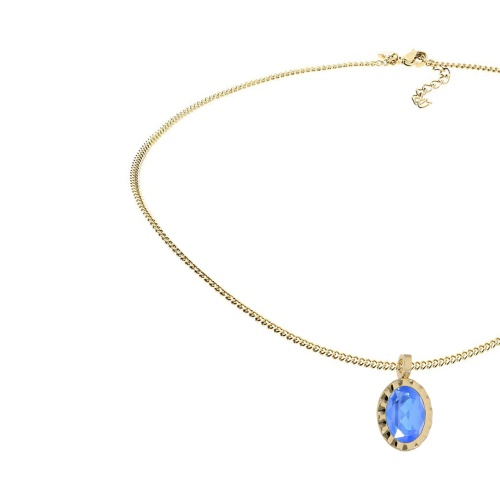 Колье Qudo TIVOLA UNICA big (G/P) Royal blue delite 3cm, 420684 фото 8