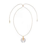 Колье Dansk Copenhagen, Vanity, с геометрической подвеской, DNSK25.2-9C2401021 золотистый