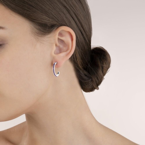 Серьги Coeur de Lion Amethyst-Silver, 0139/21-0843 фото 4