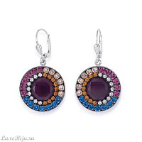 Серьги Coeur de Lion Multicolor Winter2 4922/20-1567