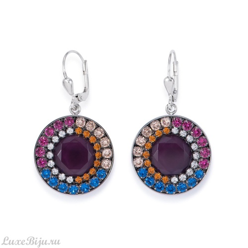 Серьги Coeur de Lion Multicolor Winter2 4922/20-1567
