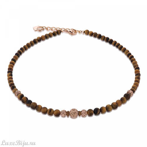 Колье Coeur de Lion Brown 4847/10-1100