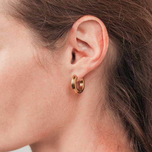 Серьги Fiore Luna 18, AWE2894-G-5-18mm фото 2