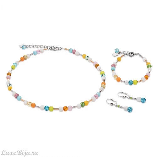 Серьги Coeur de Lion Multicolor Spring 4913/20-1527 фото 2