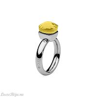 Кольцо Qudo Firenze citrine 18.5 мм, 611694/18.5 BR/S