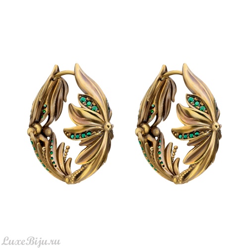 Серьги Fiore di Firenze OR1848 SMERALDO