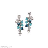 Серьги Boccadamo Caleida KOR014  BL/S