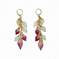 Серьги Lanzerotti, Erbario, бутонами роз, LZ-26.02-067 розовый