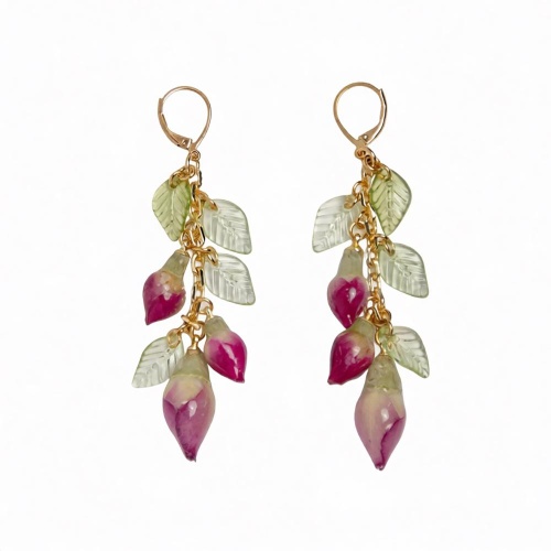 Серьги Lanzerotti, Erbario, бутонами роз, LZ-26.02-067 розовый