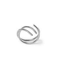 Кольцо Katerina Vassou, Favor, незамкнутое, геометрический дизайн, KV25.1-403079S серебристый
