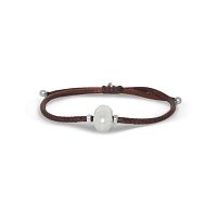 Браслет Nature Bijoux, Bora Bora, кожаный, с жемчугом, NB26.2-13-44692 коричневый