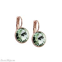 Серьги Fiore Luna Chrysolite A1903.16 G/RG