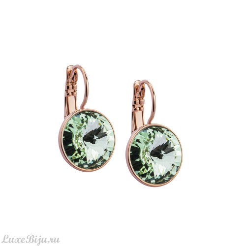 Серьги Fiore Luna Chrysolite A1903.16 G/RG