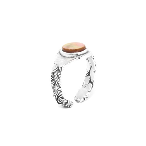 Кольцо Nature Bijoux, Panama, разъемное, с коричневым перламутром, NB22.1-19-24406 коричневый фото 6