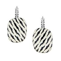 Серьги TARATATA, Gomme, с цветной смолой и узорами, TT-W25-03726-102 черный