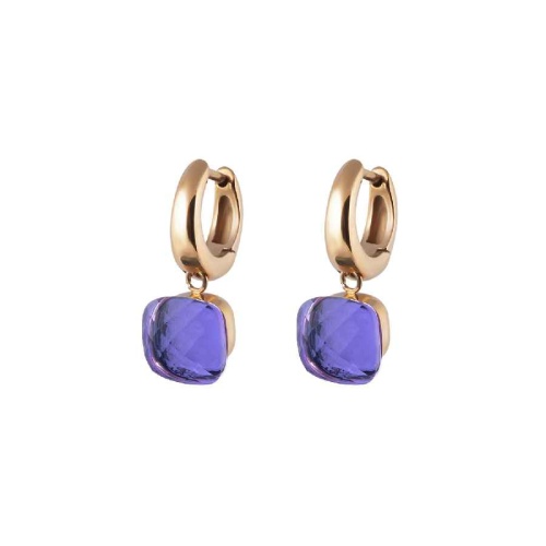 Серьги Qudo Firenze medium orchid 300338 V/RG