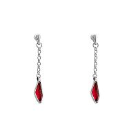 Серьги Ciclon, Laguna negra, с муранским стеклом, CN-241605 розовый