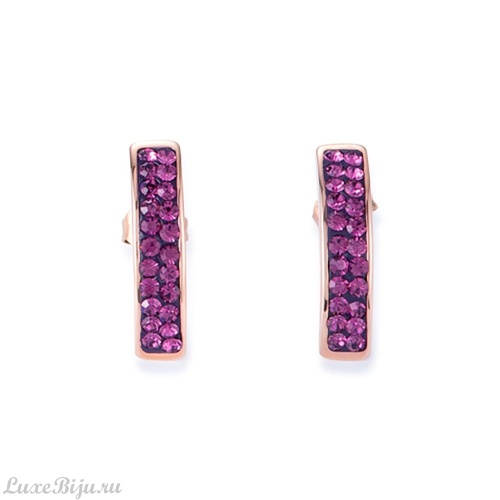 Серьги Coeur de Lion Amethyst, 0214/21-0824