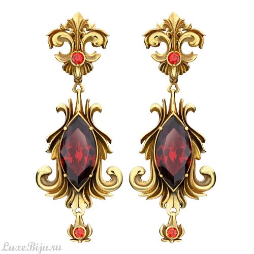 Серьги Fiore di Firenze OR190520 GRANATO