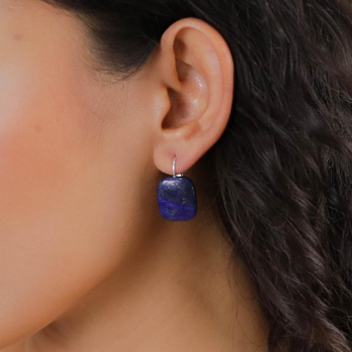 Серьги Nature Bijoux, Pacifique, с лазуритом, NB26.1-12-90654 синий фото 3