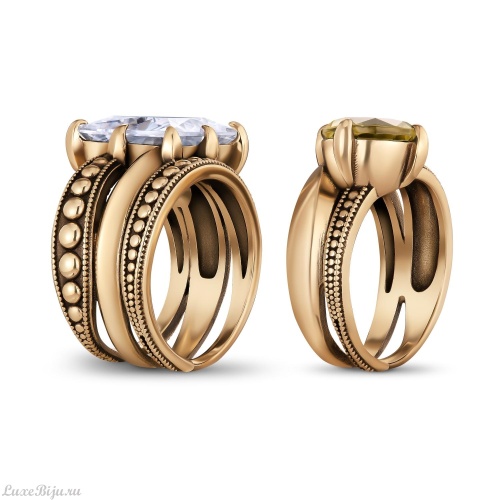 Кольцо Fiore di Firenze AN0588-0434-2PT GIALLO фото 3