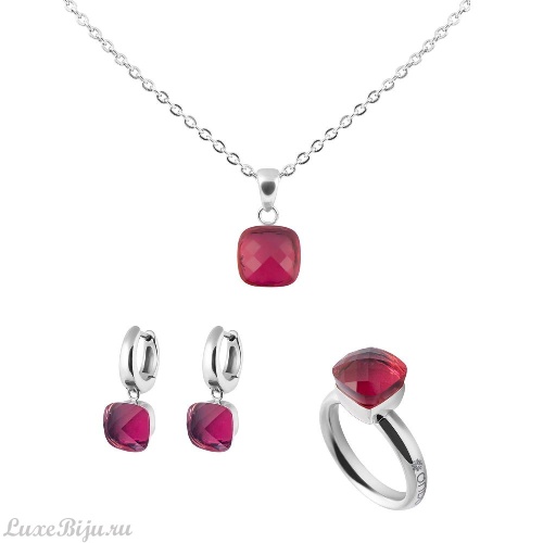 Колье Qudo Firenze light fuchsia 400303.1 R/S фото 3