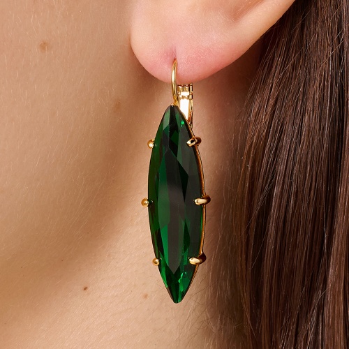 Серьги Dyrberg Kern KALAY SG EMERALD GREEN, 470007 фото 2