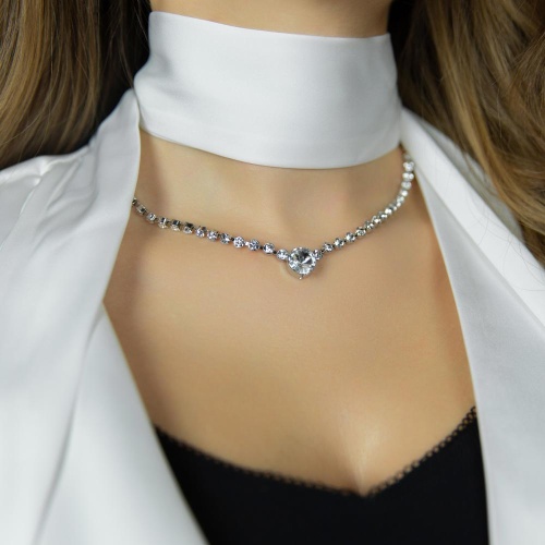 Колье Moon Paris, Bohemia, с кристаллами, MB-26.01-028 хрустальный фото 3