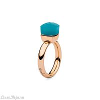 Кольцо Qudo Firenze turquoise opal 17.8 мм 610616/17.8 BL/G