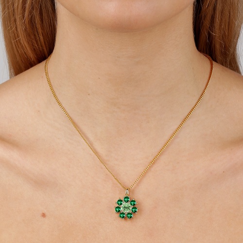 Колье Dyrberg Kern DELISE SG EMERALD GREEN, 450103 фото 4