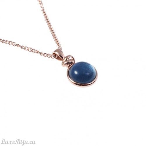 Колье Qudo Caneva Big dark blue 216532 RG/BL фото 3