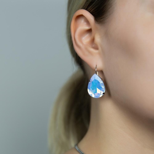 Серьги Catherine Bijoux, Aurora crystal, с кристаллом, CB26.1-5683FS голубой фото 2