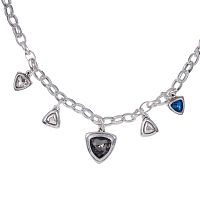 Колье Ciclon, Fortuna, с кристаллами, CN-251807 серый