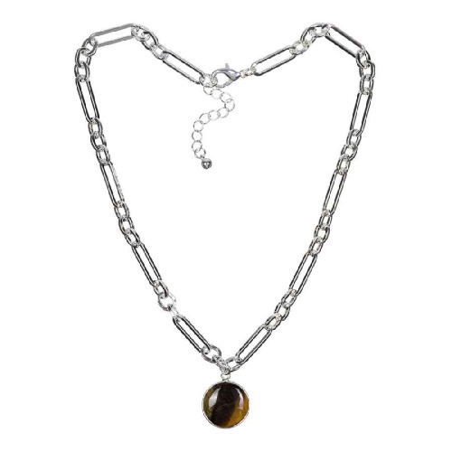 Колье Fiore Luna TIGER EYE, LN5147 BR/S