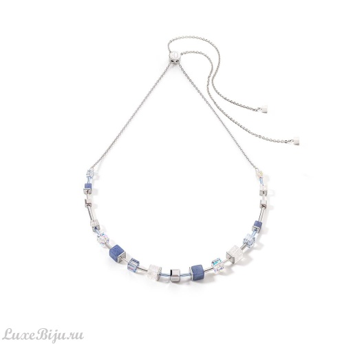 Колье Coeur de Lion Silver-blue 5074/10-0700