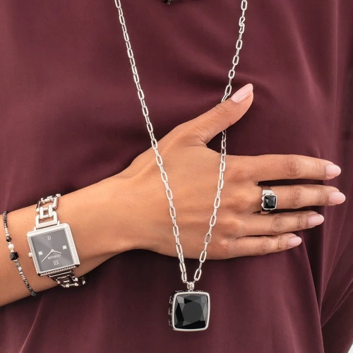 Кольцо Coeur de Lion Black-Silver, 1200/40-1317 58 фото 2