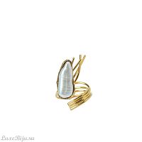 Кольцо Katerina Vassou, Hesperia, разъемное, с жемчугом, KV26.1-308359 золотистый