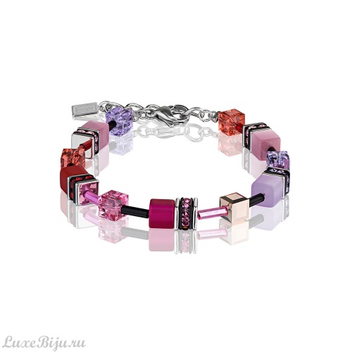 Браслет Coeur de Lion Multicolor Red-Rose 2838/30-0325