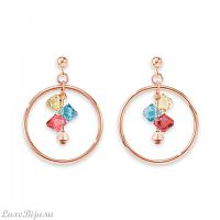 Серьги Coeur de Lion Multicolour Pastel 5002/21-1522