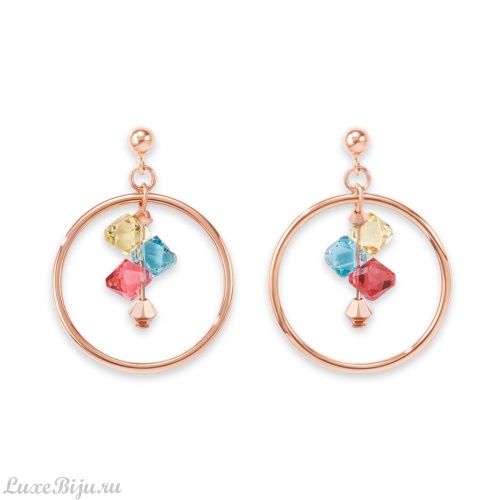 Серьги Coeur de Lion Multicolour Pastel 5002/21-1522