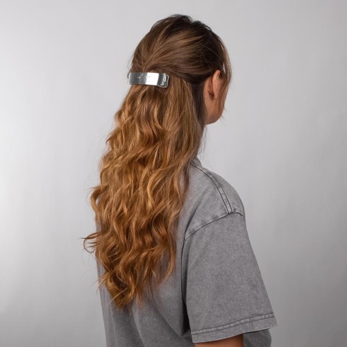 Заколка Moon Paris, Ringo, с узором, MR-24.06-057 серебристый фото 4