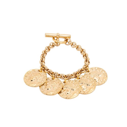 Браслет Tucco, Roma, с подвесками-монетами, TC-TMPU11 золотистый