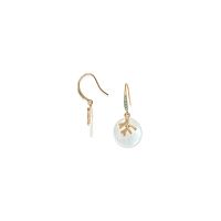 Серьги Franck Herval, Darya, с перламутром и кристаллами Swarovski, FH26.2-12-70344 белый